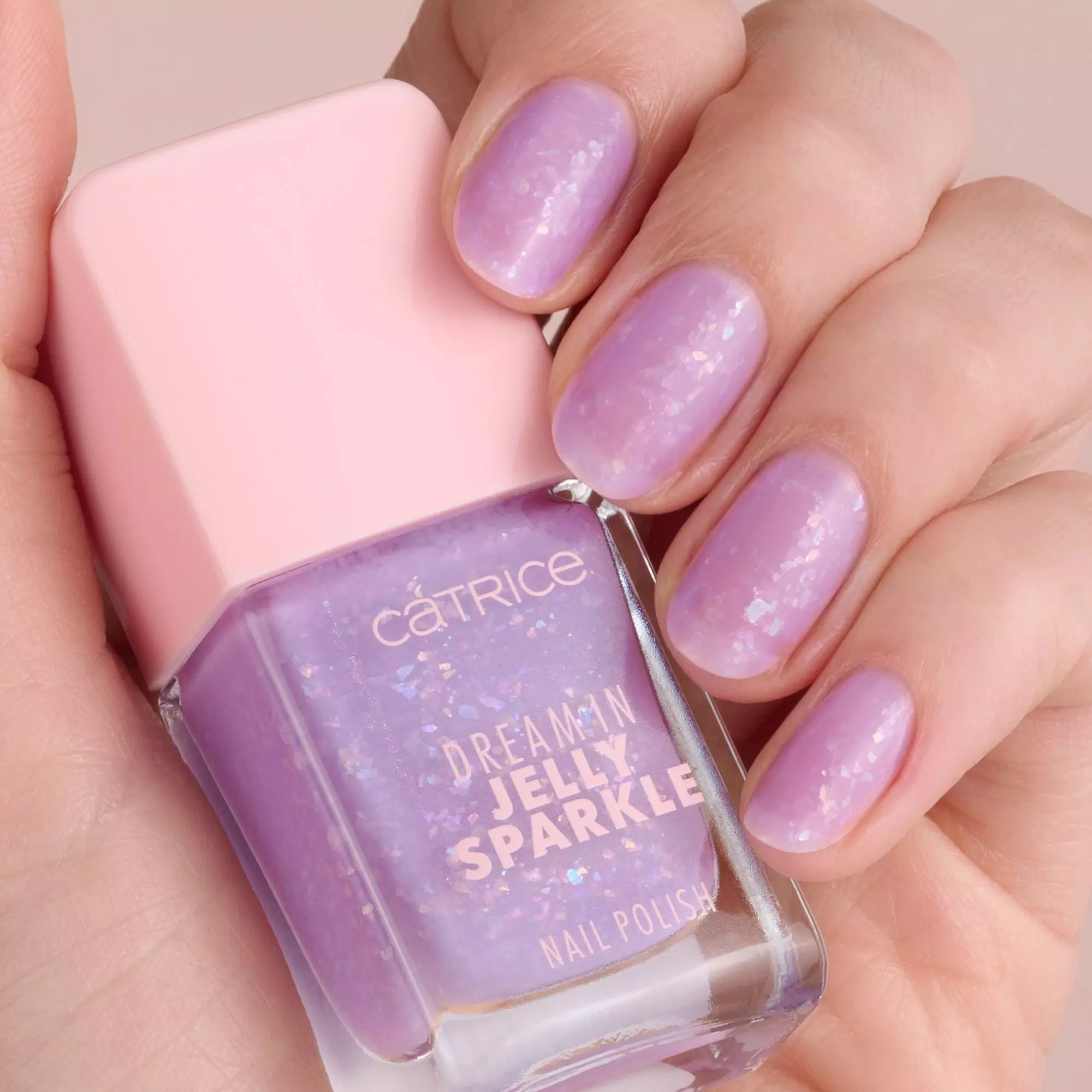 Catrice Dream In Jelly Sparkle Lilac Nail Polish - 040 Jelly Crush