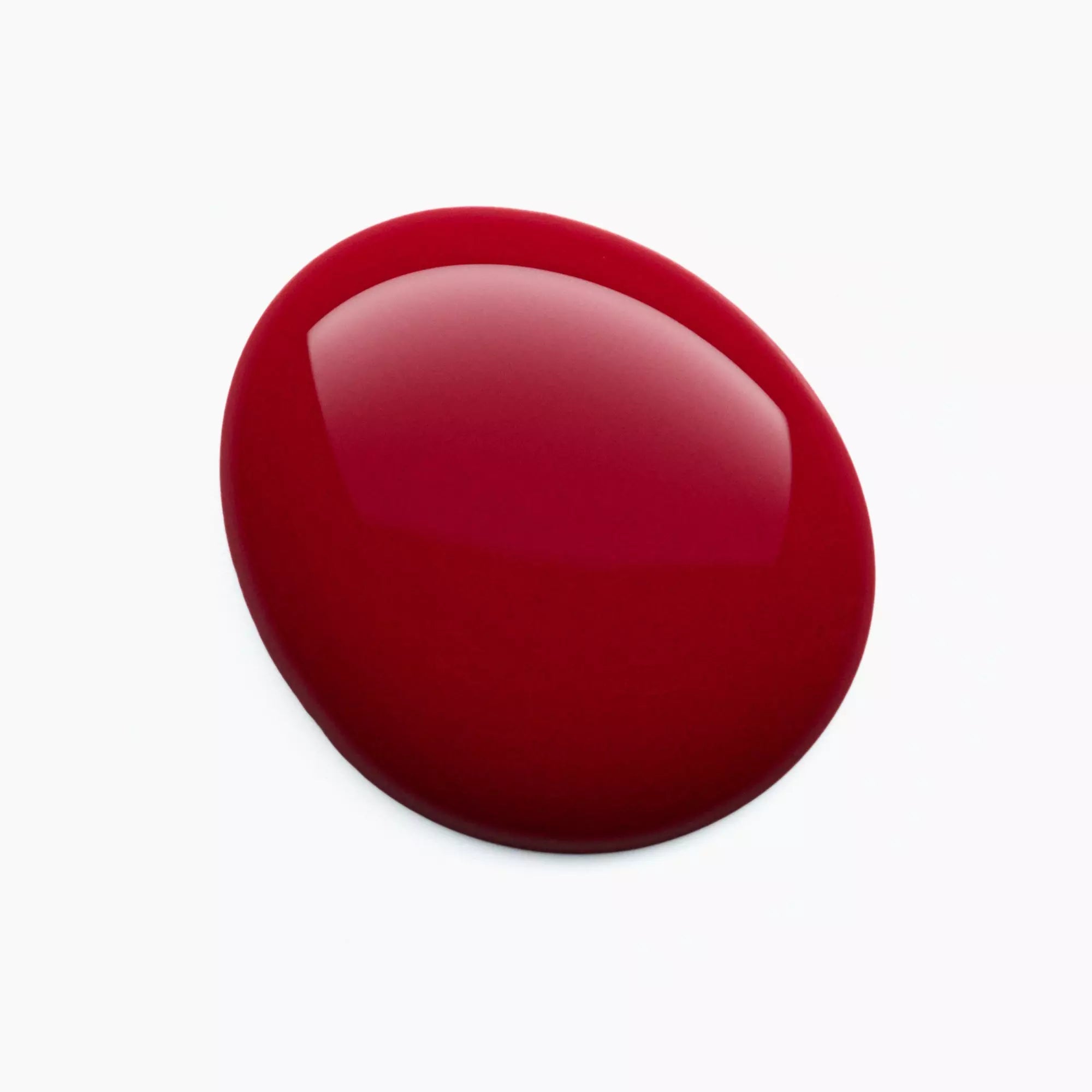 Glossy red gel nail polish swatch – Catrice Gel Affair 7-day formula