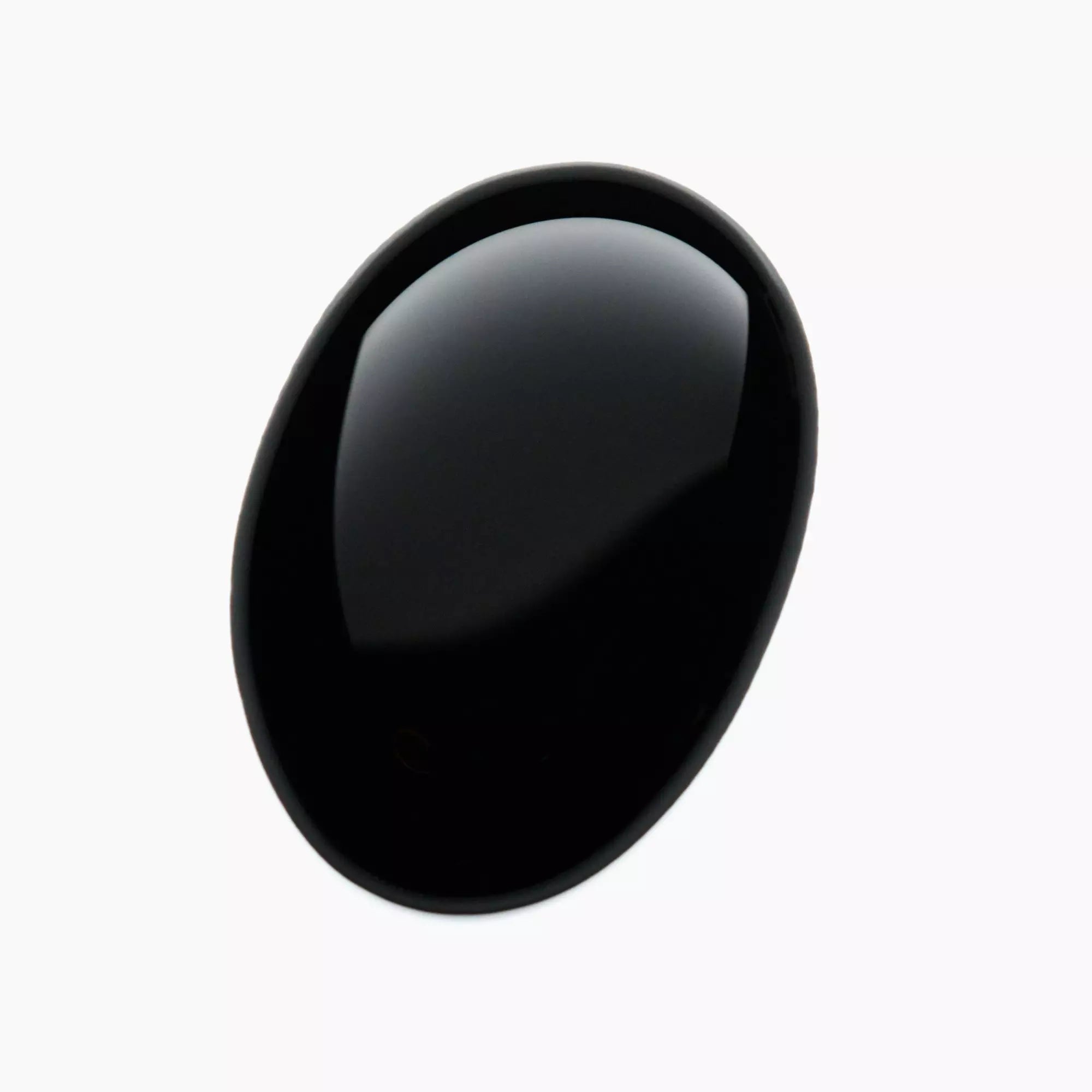 Glossy black nail polish swatch – Catrice Gel Affair Black To The Roots
