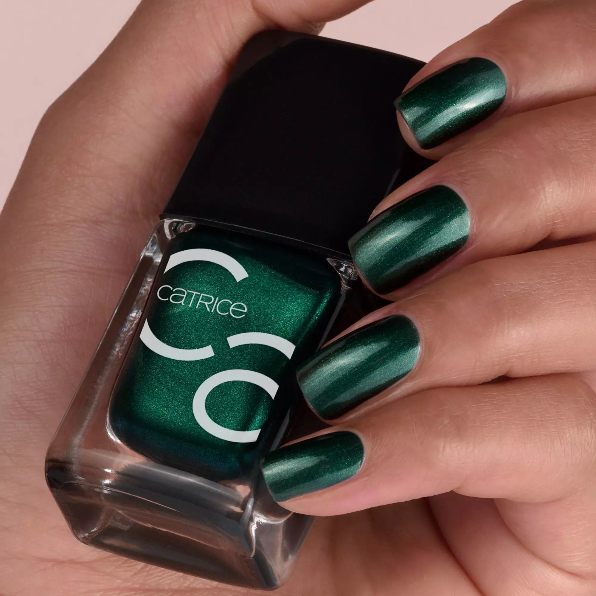 Catrice Iconails Gel Lacquer Nail Polish In Colour  158 Deeply In Green