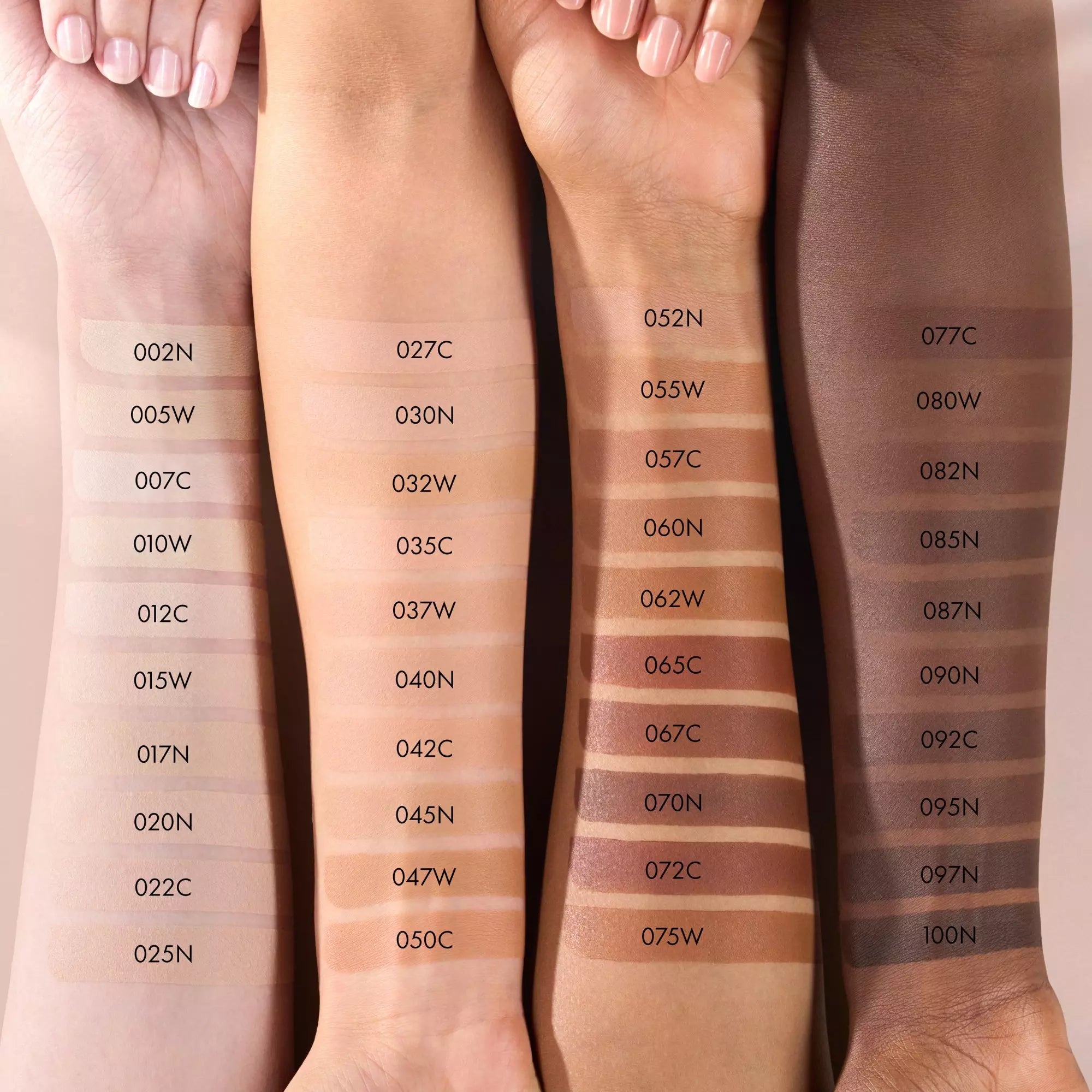 Catrice Invisible Cover Foundation - 037W Colour Swatches