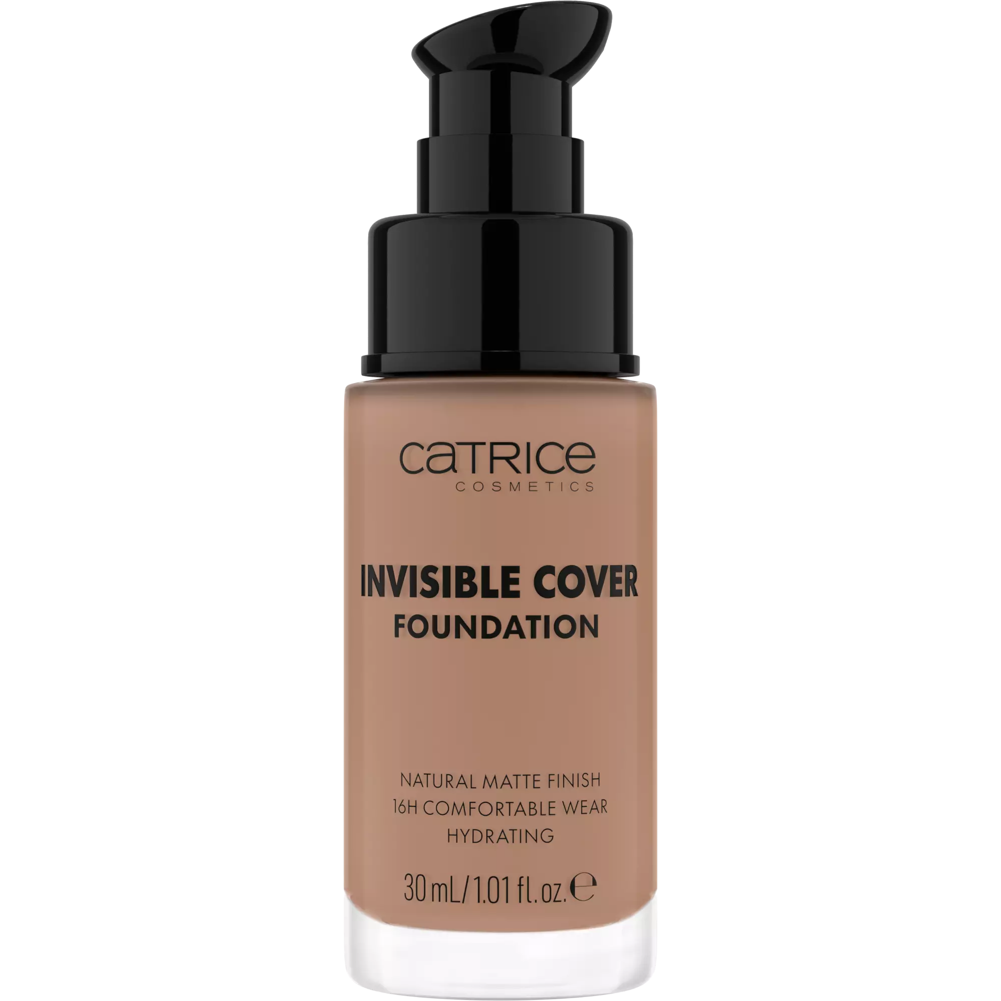 Catrice Invisible Cover Foundation 042C with pump dispenser