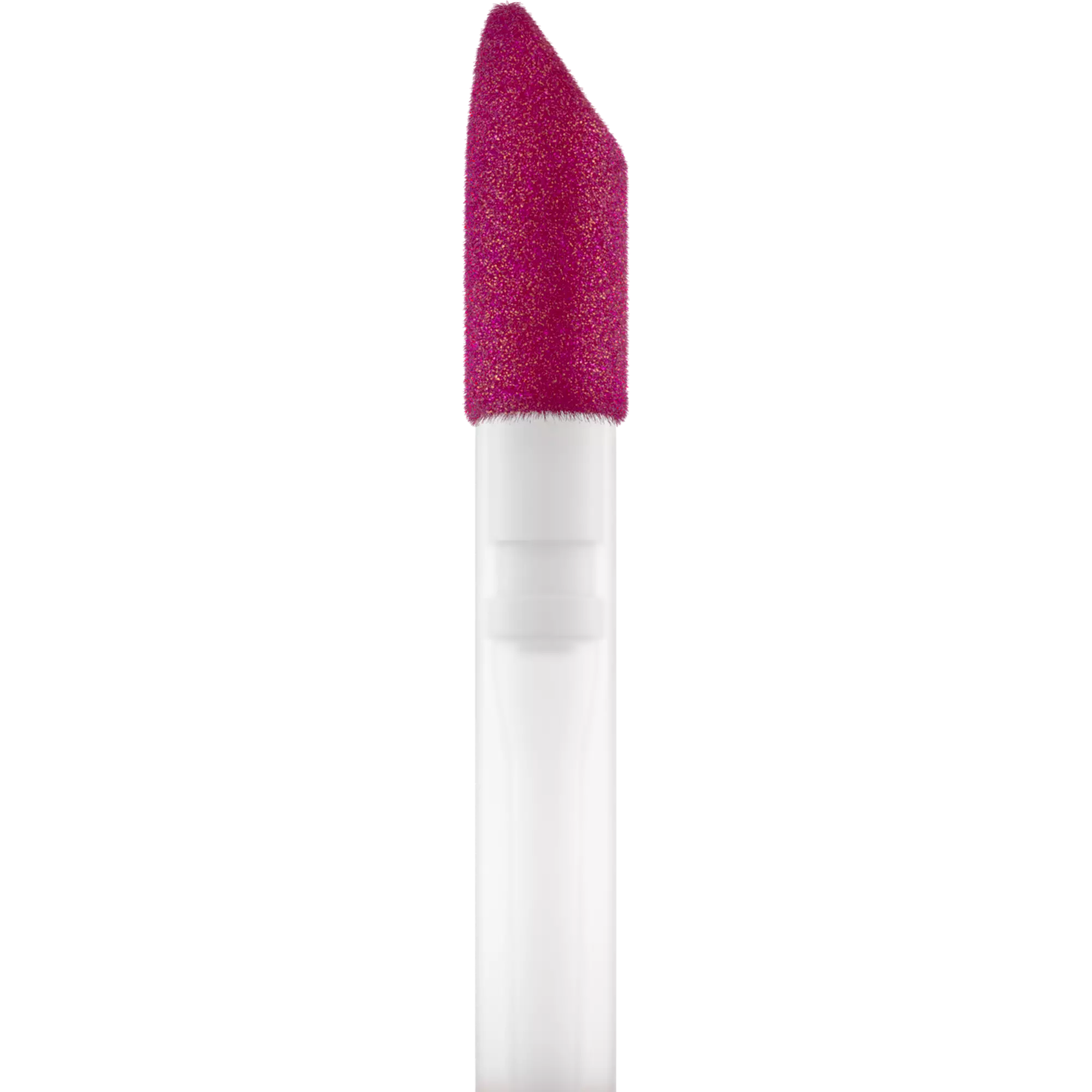 Close-up of precision applicator wand for Catrice lip gloss