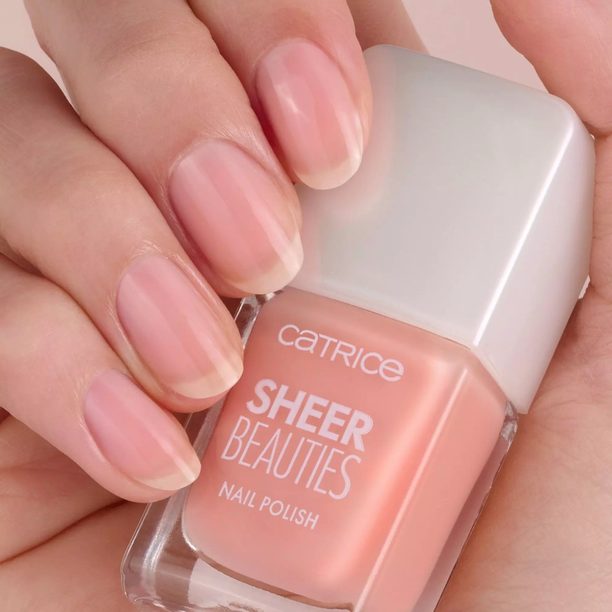 Catrice Sheer Beauties Nail Polish - 050 Peach For The Stars Light Skin