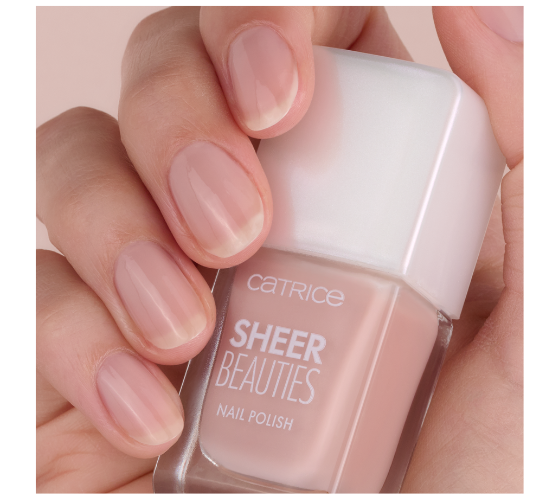 Catrice Sheer Beauties Nail Polish - 070 Nudie Beautie On Light Skin