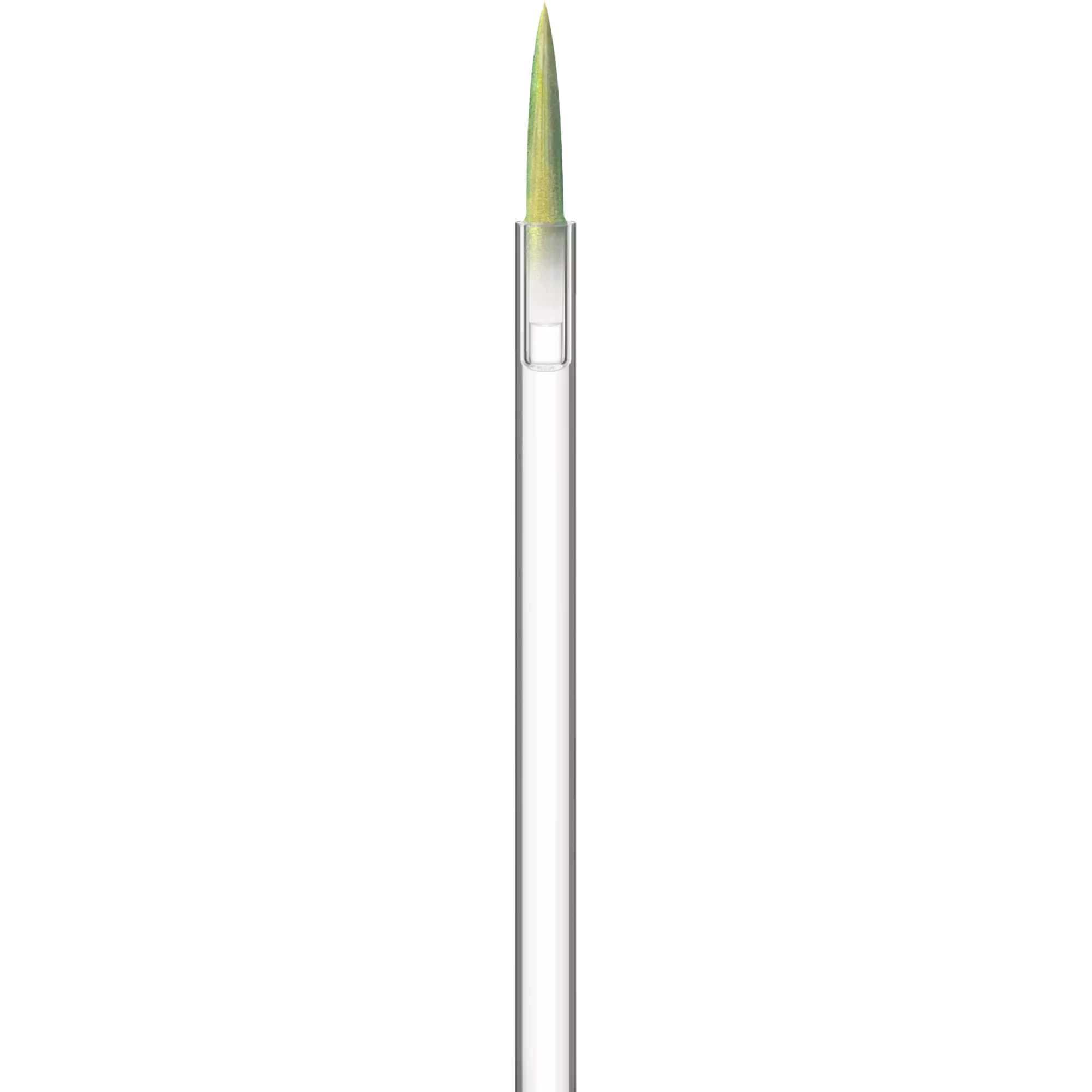 Thin brush applicator for precise gold eyeliner – Catrice 020 Galactic Glitter
