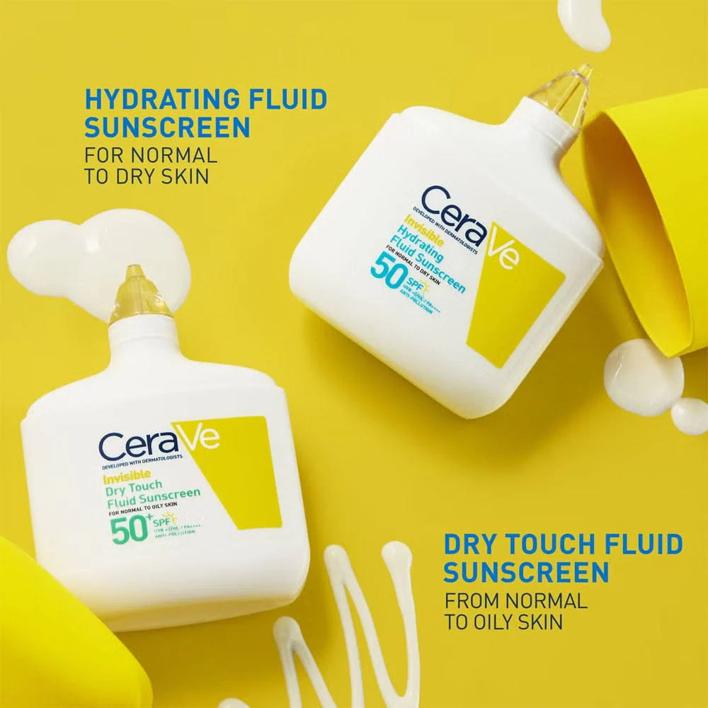 CeraVe SPF50 matte face sunscreen for oily and combination skin