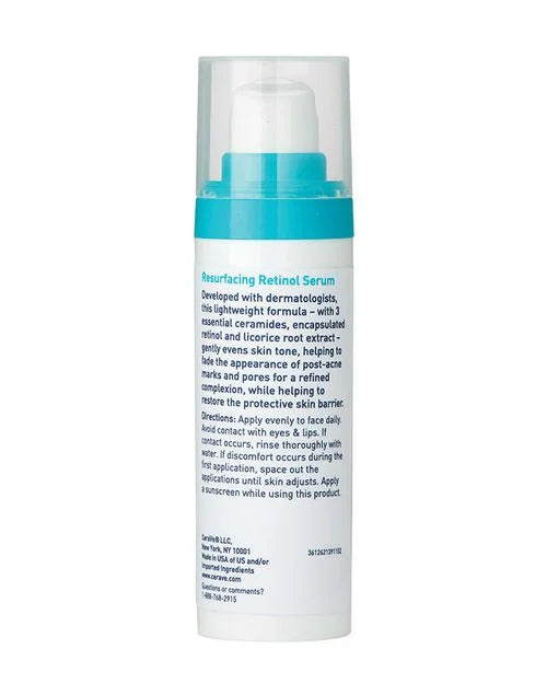 Cerave Resurfacing Retinol Serum -30ml Ingredients