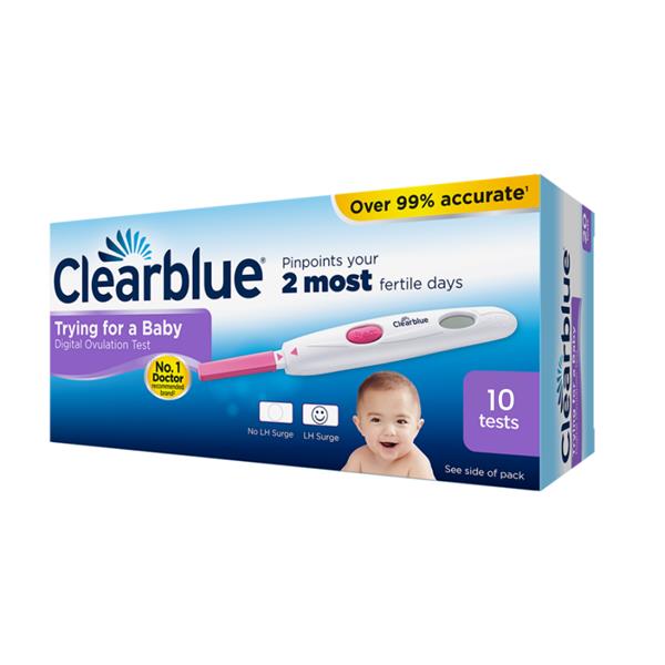 Clearblue Digital Ovulation Test Kit - 10 Pk