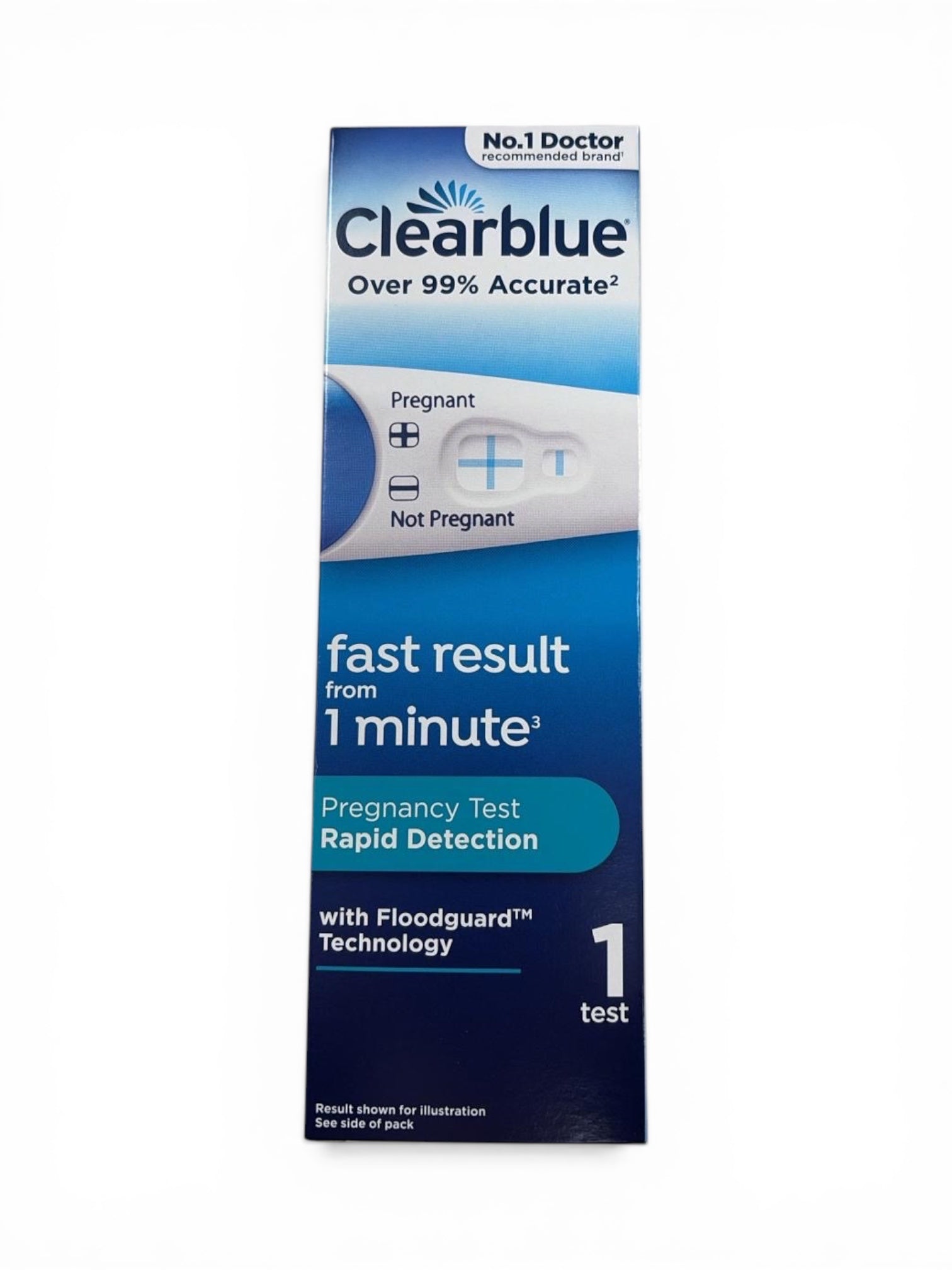Clearblue Rapid Detection Pregnancy 1 Minute Fast Test 1 pack