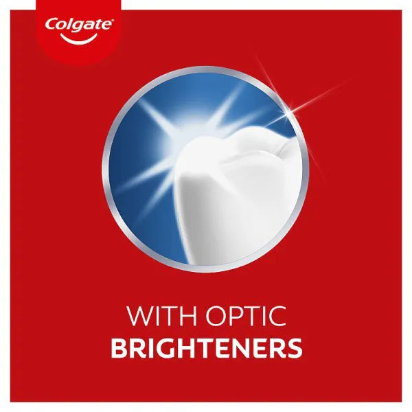 Colgate Max White Optic toothpaste with optic brighteners