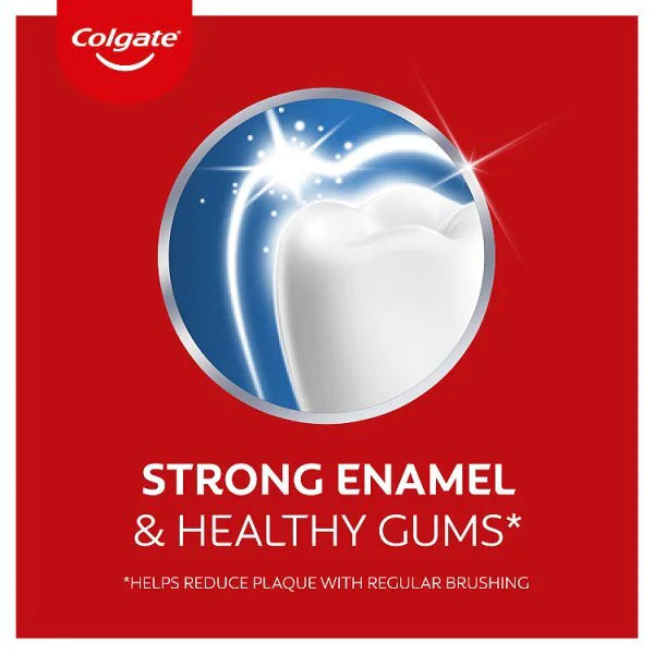 Colgate Max White Optic toothpaste for strong enamel
