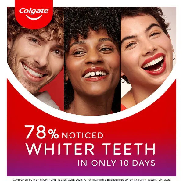 Colgate Max White 75ml whitening toothpaste white teeth in 10 days 