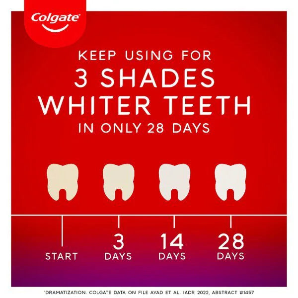 Colgate Max White 75ml whitening toothpaste 3 shades whiter 