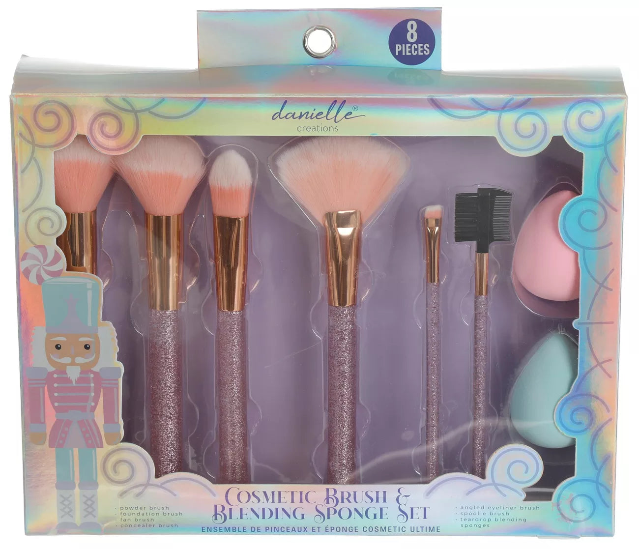 Danielle Creations Cosmetic Brush & Blending Sponge Gift Set