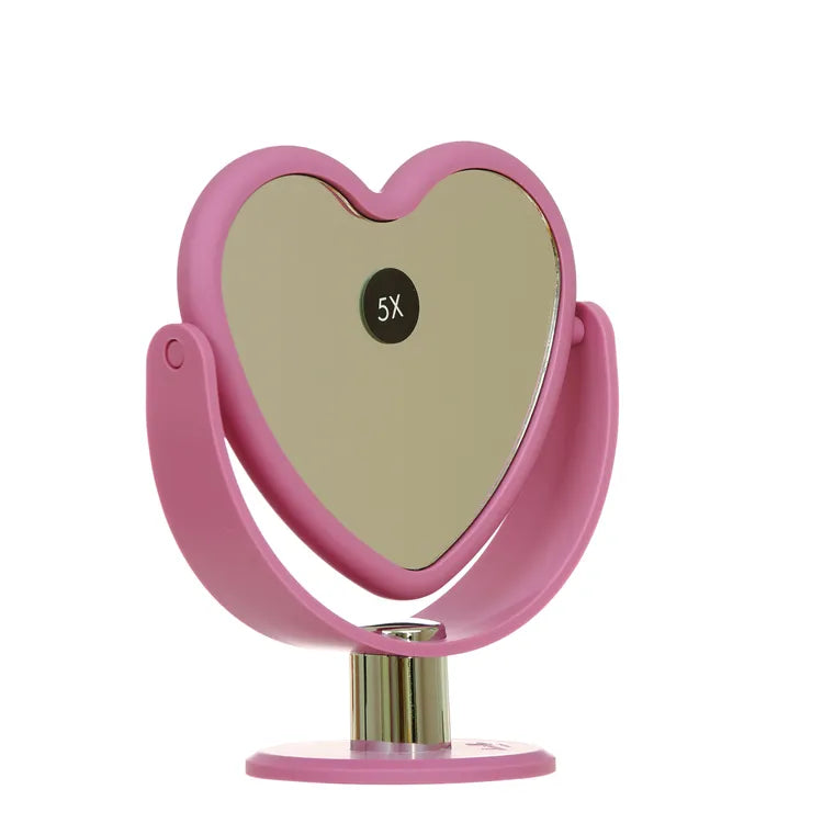 Danielle Creations Vanity Mirror Pink Heart 