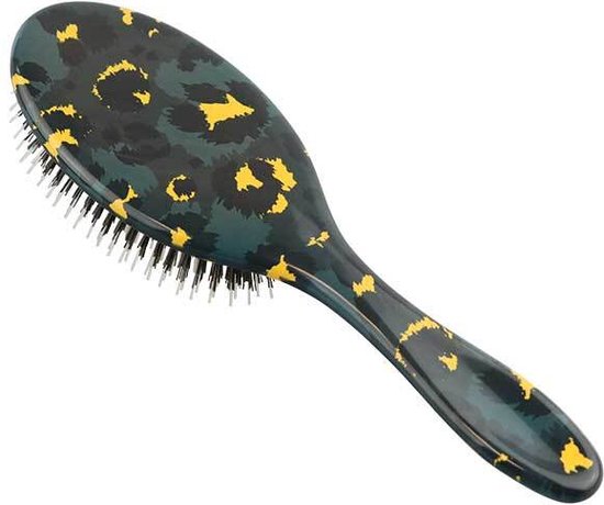 Denman D81M leopard print hair brush