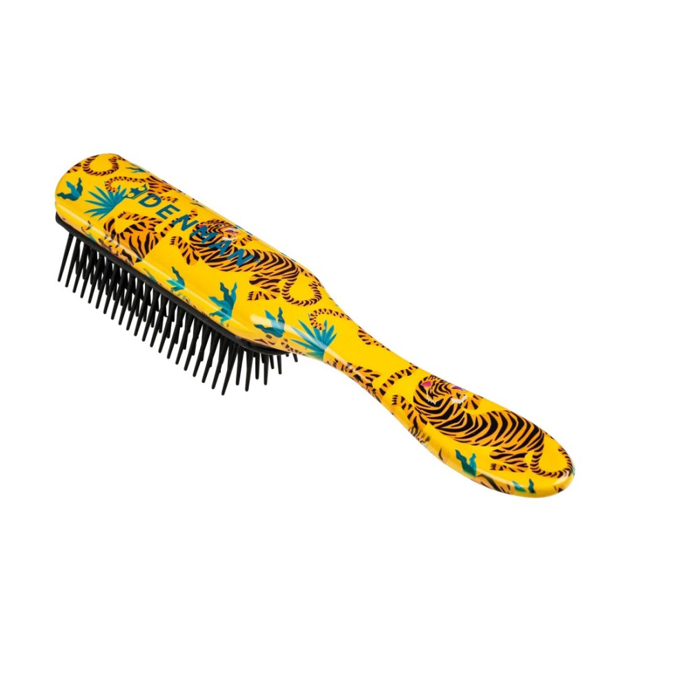 Denman D3 The Original Curl Definer & Styler - Tiger Print Hair Brush