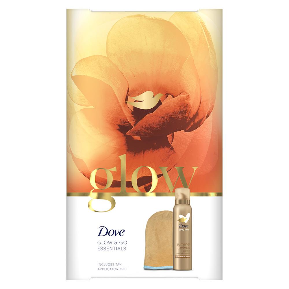 Dove Glow And Go Essentials Tan And Mitt Gift Set