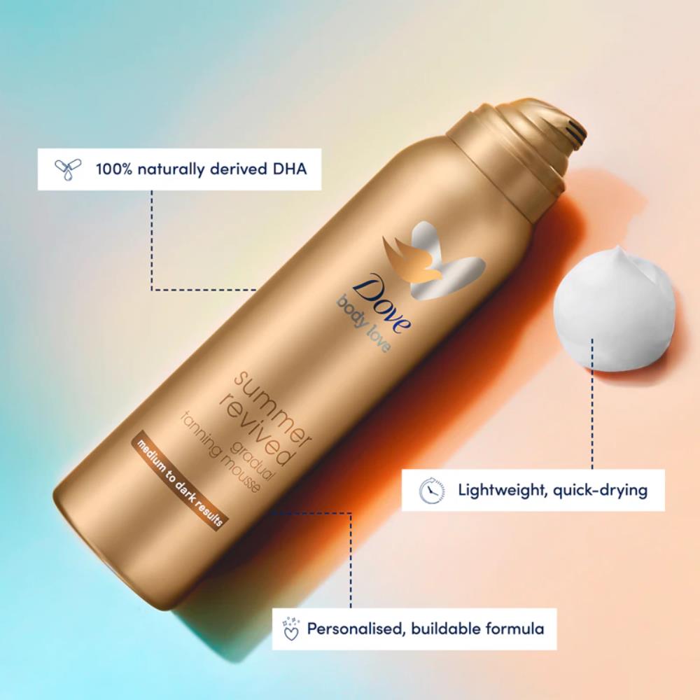     Dove gradual tanning mousse for fair skin
