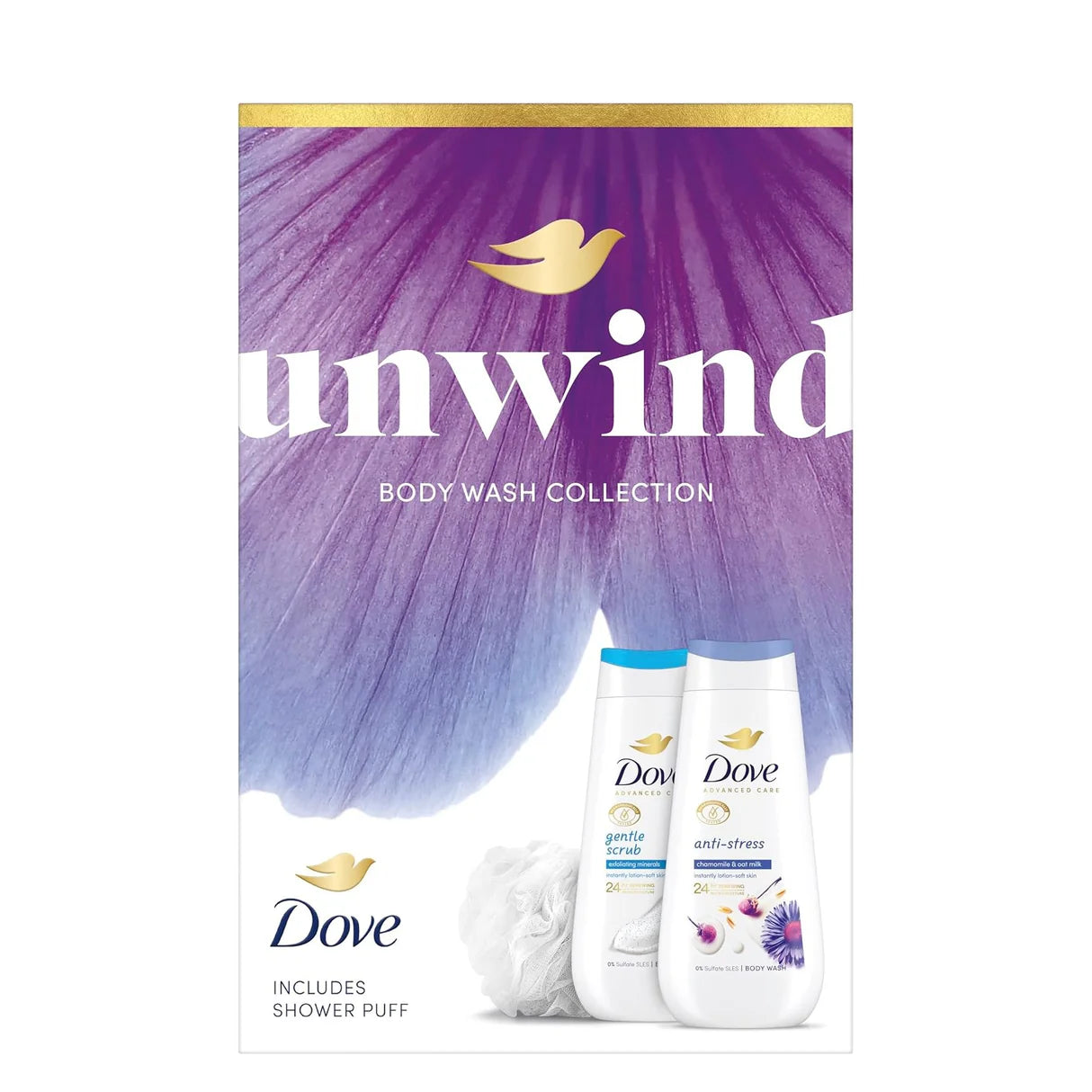 Dove Unwind Duo Body Wash Gift Set For her 