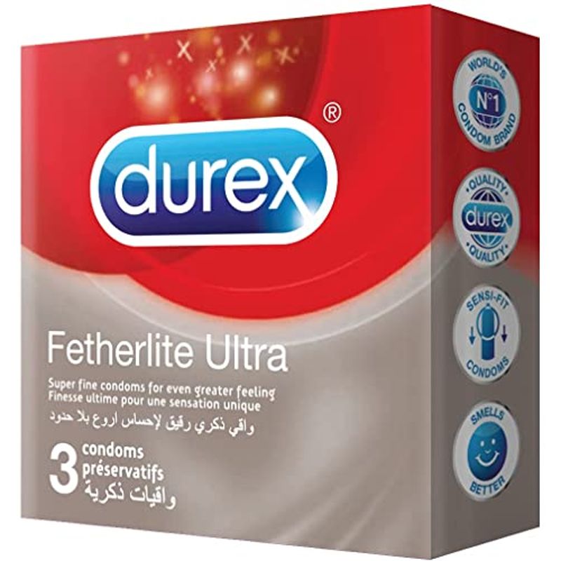 Durex Fetherlite Ultra Condoms - 3 Pk