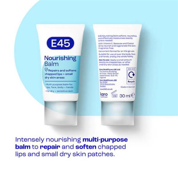  E45 nourishing balm with lanolin and vitamin E