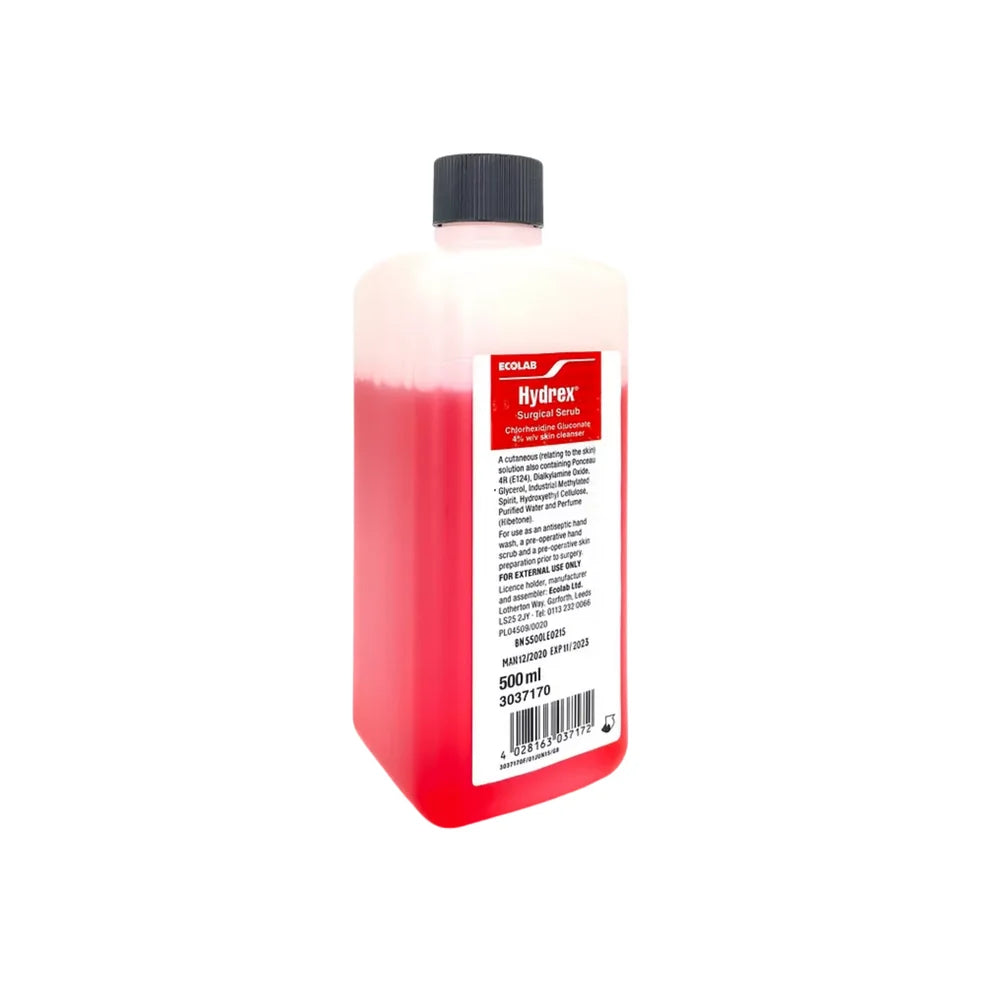 Ecolab Hydrex Surgical Scrub 500ml antiseptic hand wash