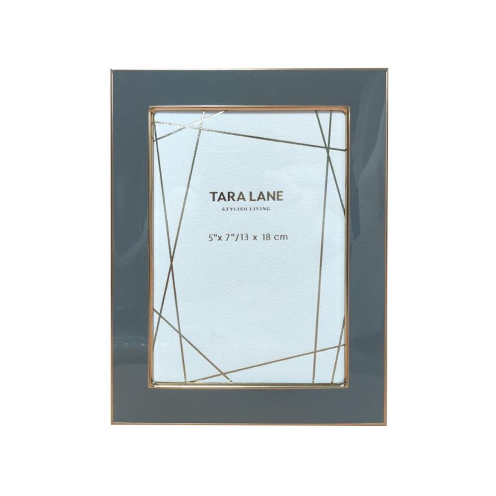 Tara Lane Ella Photo Frame Grey/gold 5 x 7