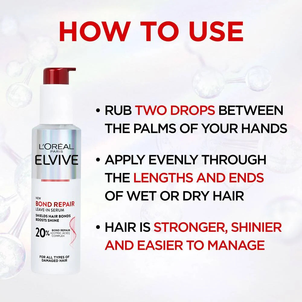 Elvive Bond Repair Leave In Serum How To Use