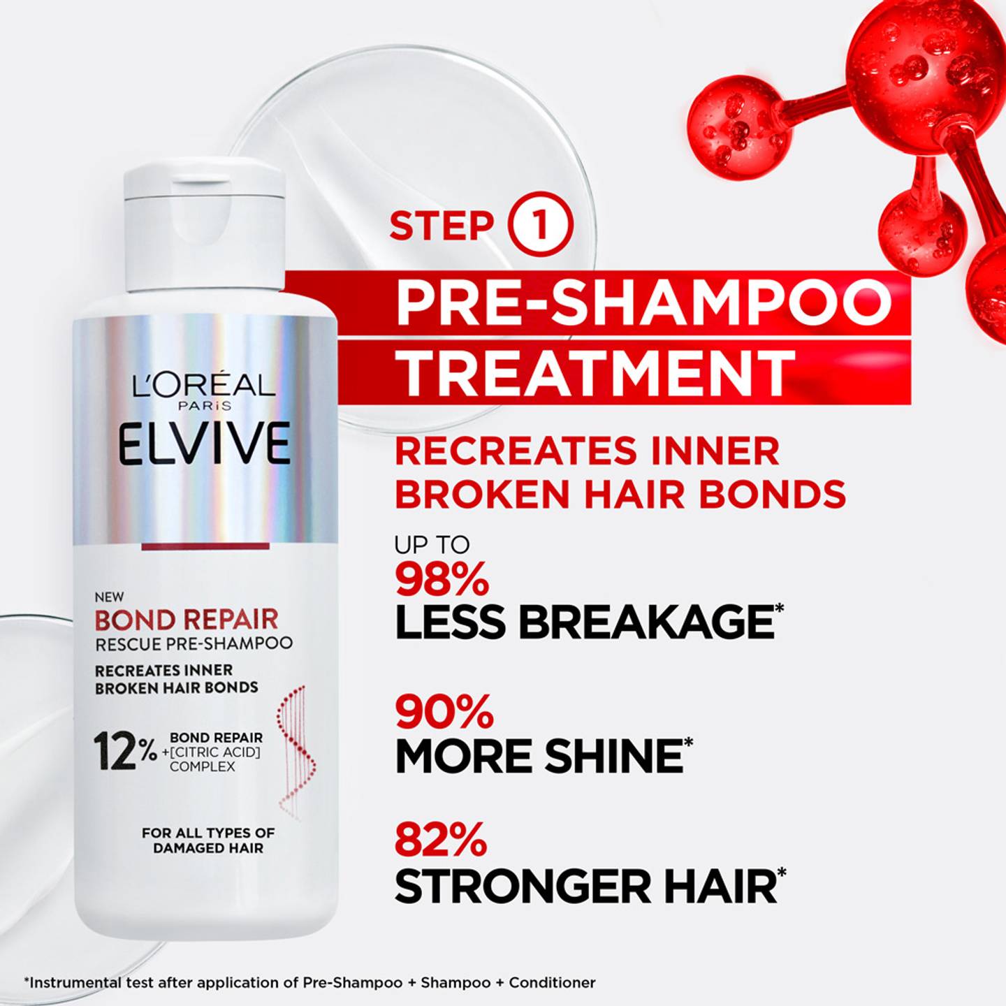 Elvive Bond Repair Rescue Pre Shampoo Treatment Results