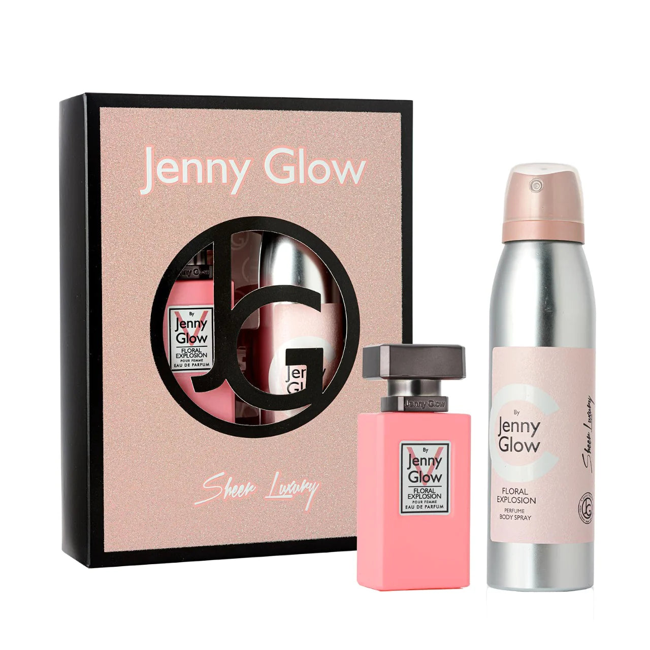 Jenny Glow Floral Explosion Women's Perfume & Body Spray Gift Set 
