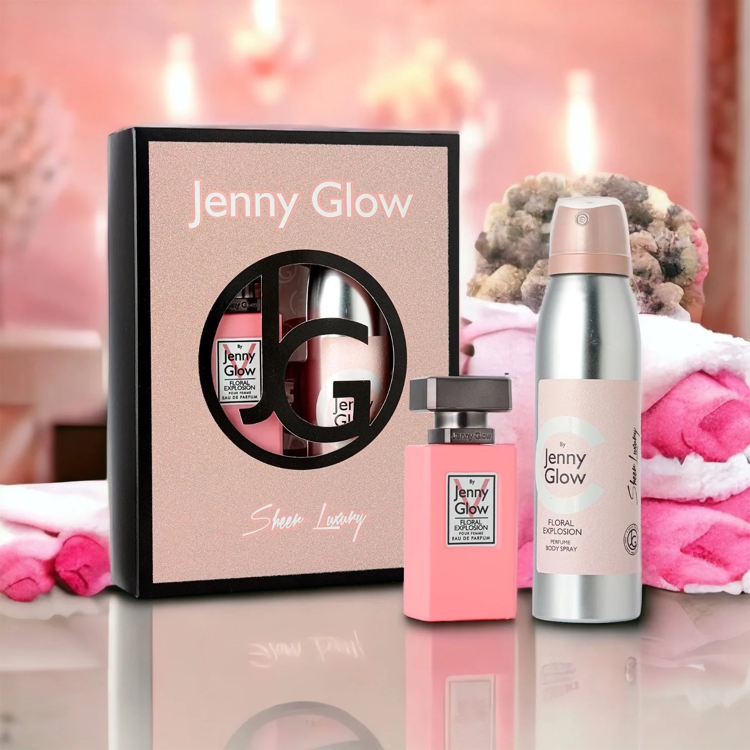 Jenny Glow Women's Perfume & Body Spray Gift Set - Floral Explosion