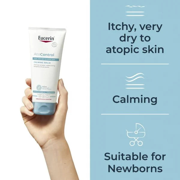 Soothing body balm for eczema-prone and sensitive skin by Eucerin