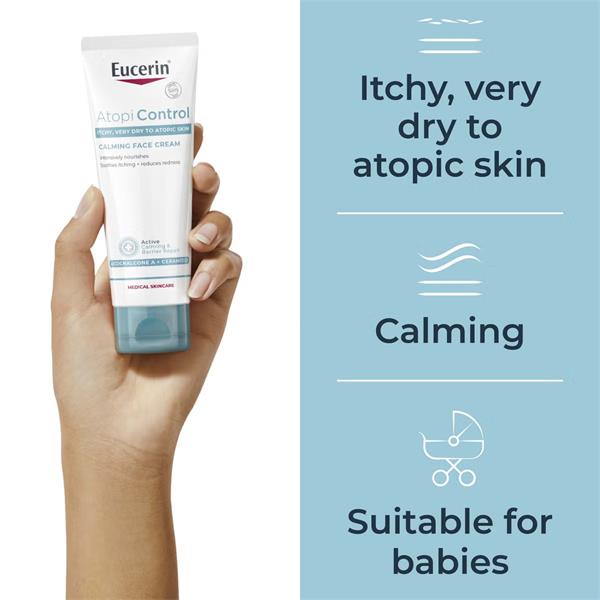 Natural Omega Oils and Ceramides in Eucerin Calming Face Cream
