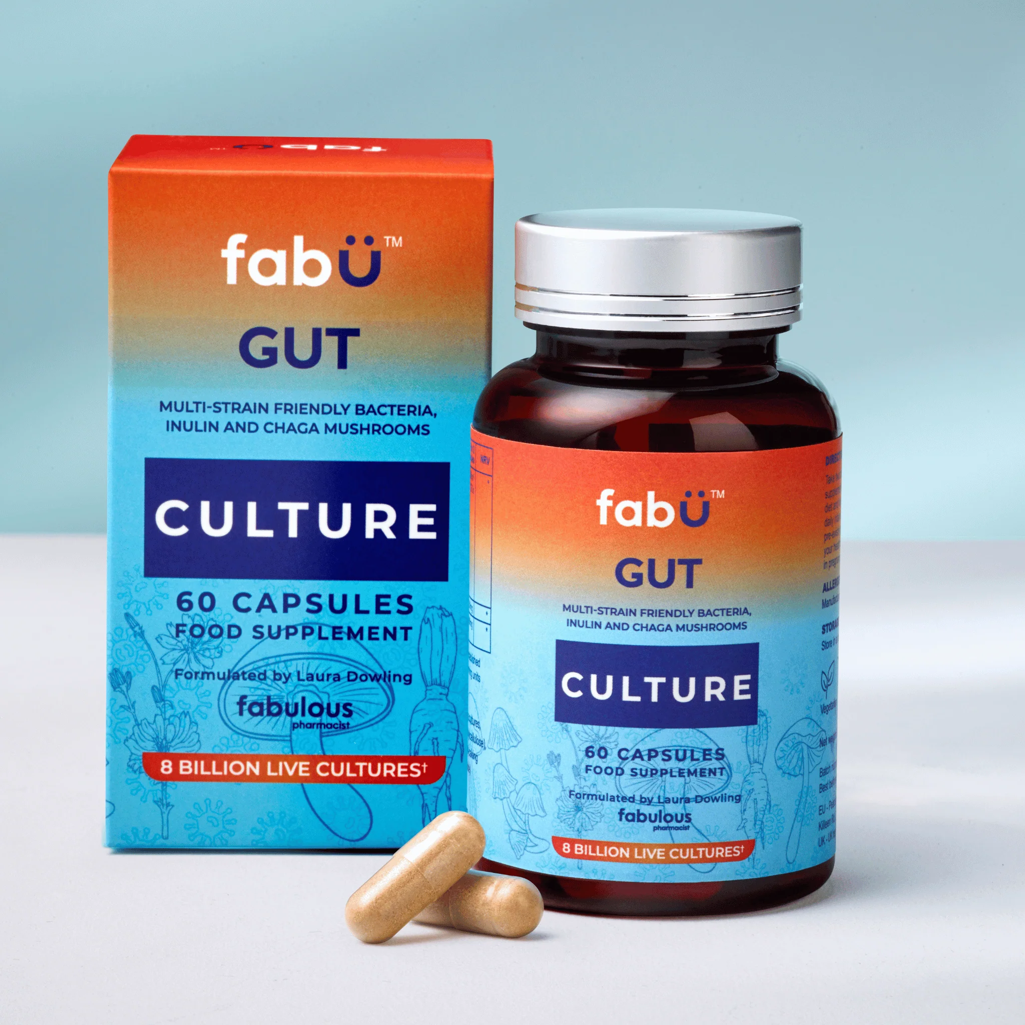 Fabu Gut Culture Probiotics - 60 Caps