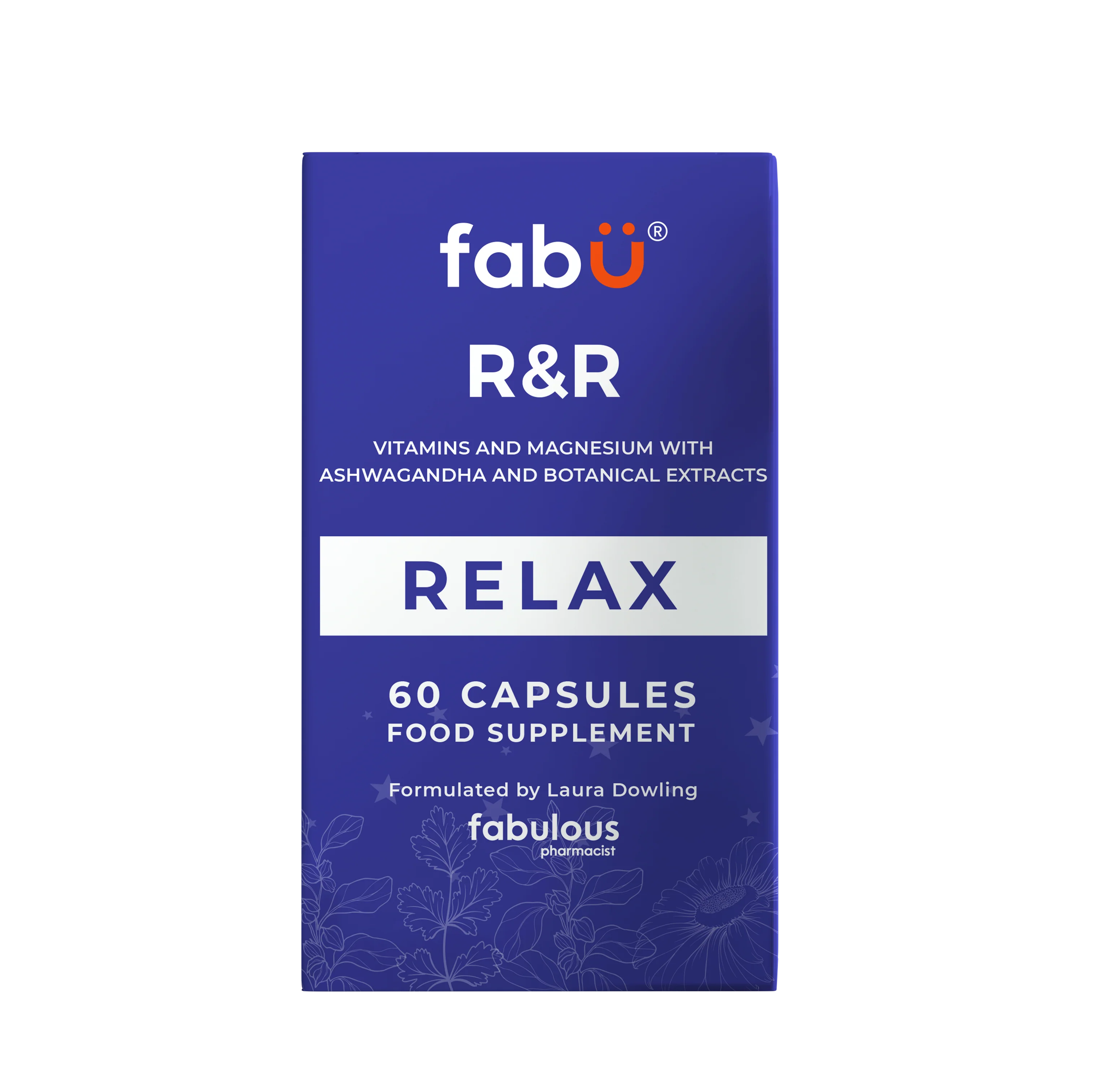 Fabu R & R Relax Vitamins, Magnesium With Ashwagandgha Capsules