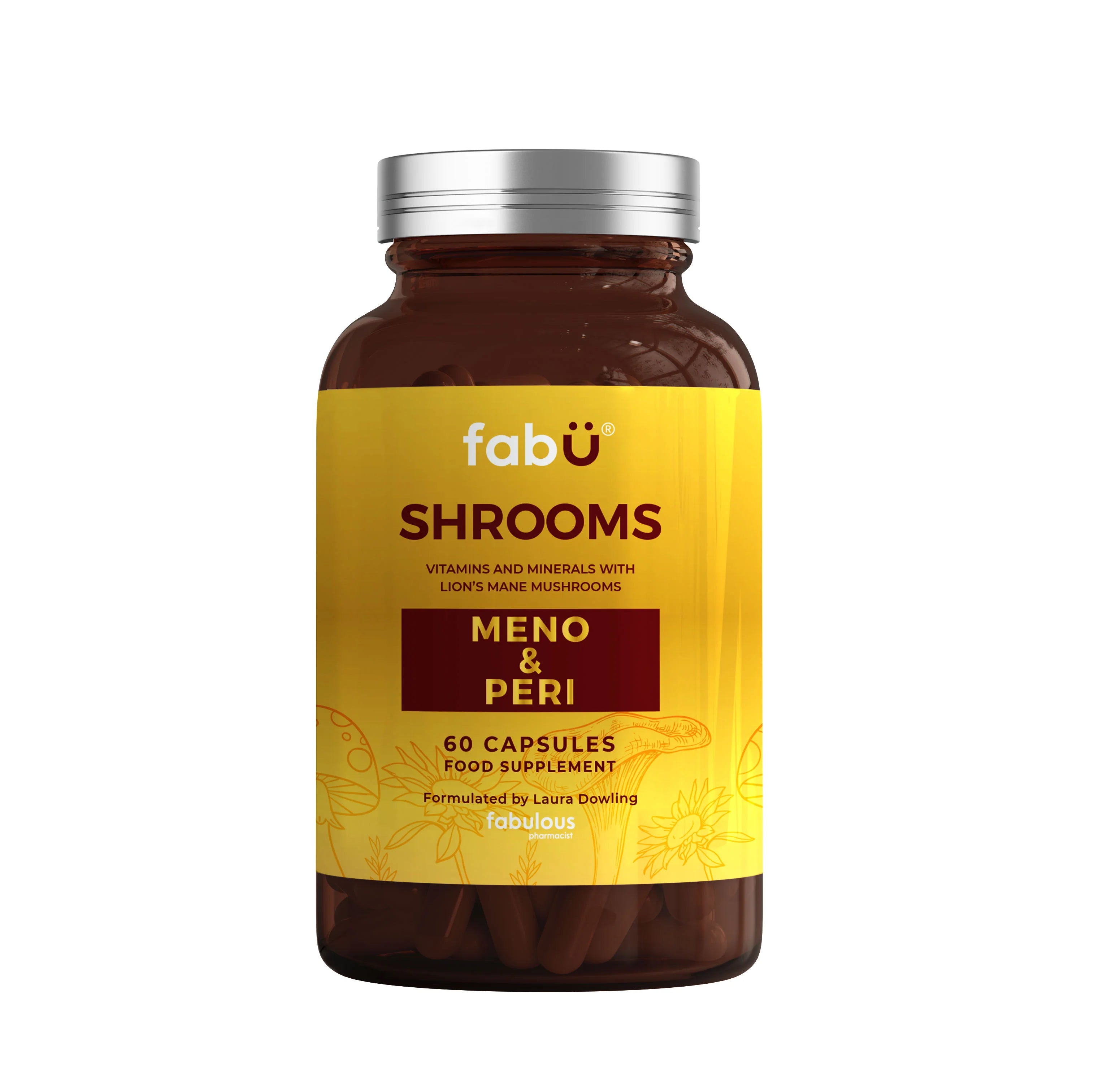 Fabu Shrooms Meno & Peri Menopause Supplements