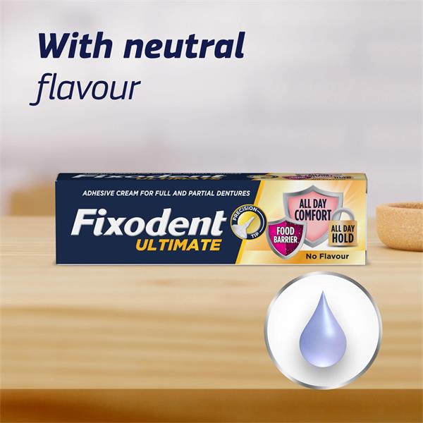 Fixodent Ultimate denture adhesive neutral flavour 