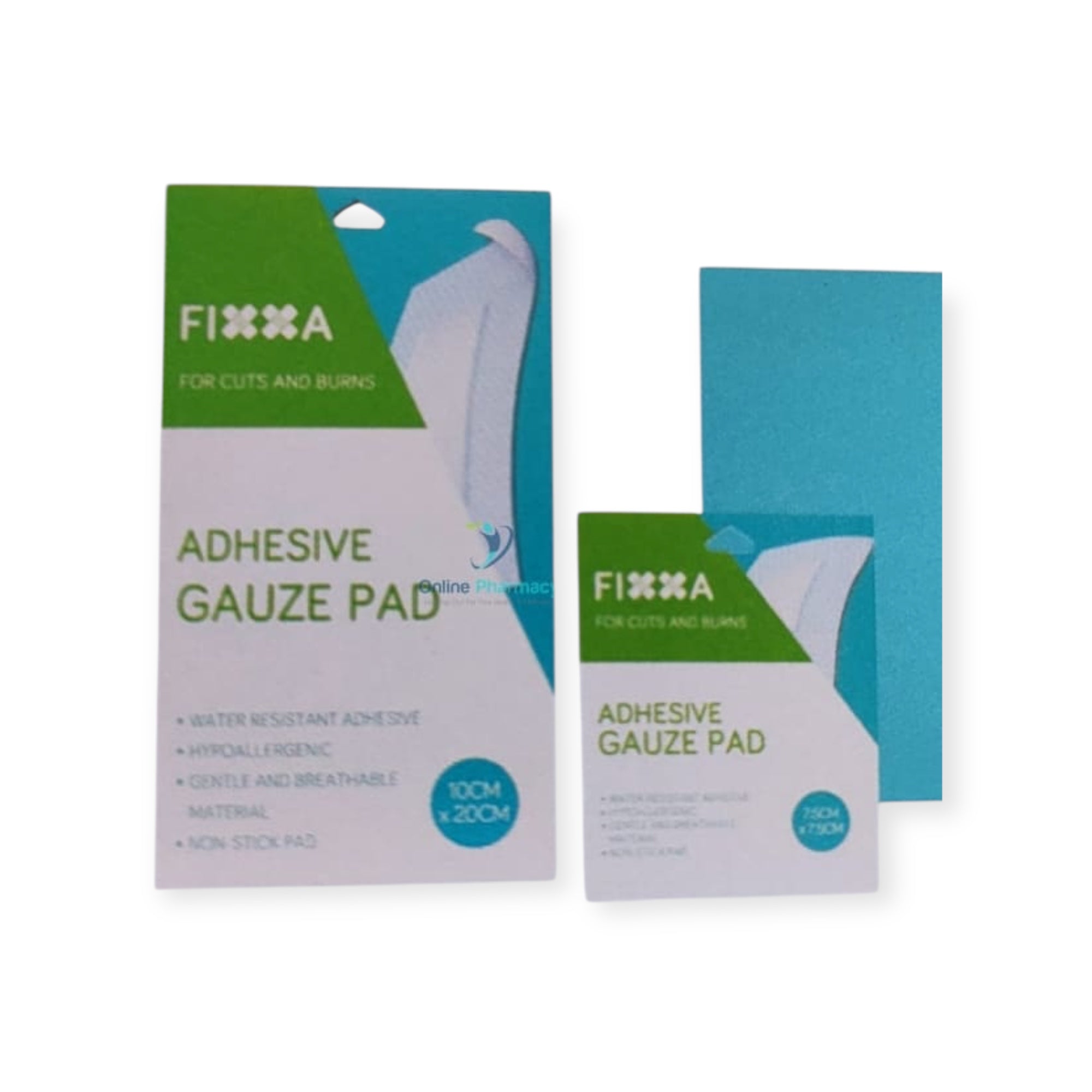 Fixxa Adhesive Gauze Pad 7.5cm x 7.5cm