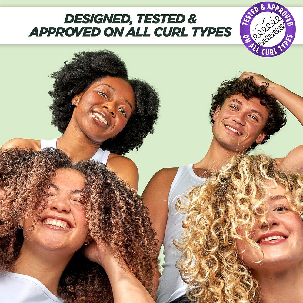 Diverse models with curly hair using Garnier Method For Curls range