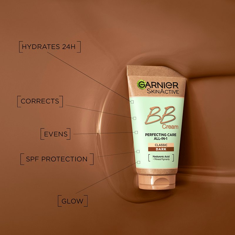 Garnier Skin Active BB Cream Perfecting Care All In 1 - Deep Benefits