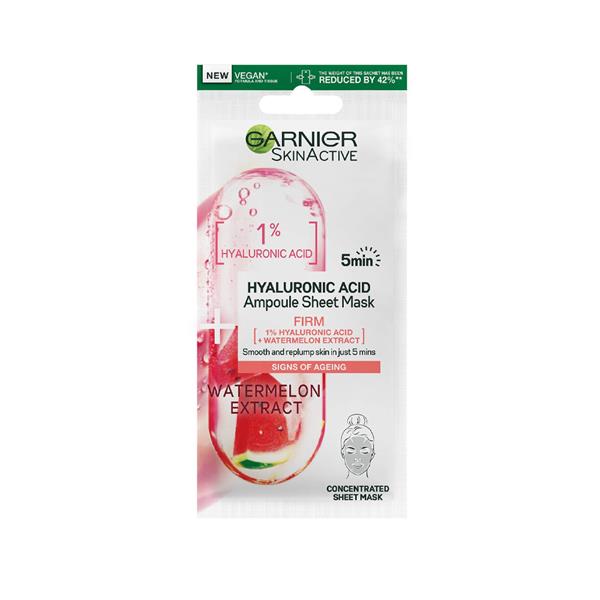 Garnier Skinactive Hyaluronic Acid Ampoule Sheet Mask - Watermelon