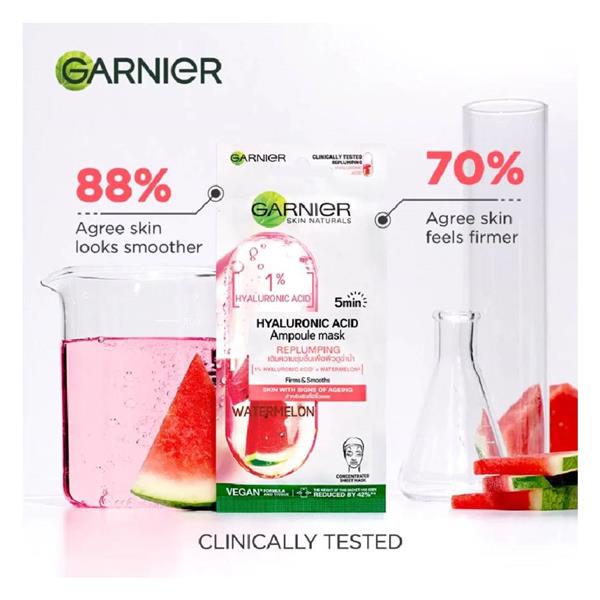 Garnier Skinactive Hyaluronic Acid Ampoule Sheet Mask - Watermelon