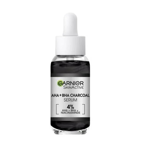 Garnier Skinactive Aha + Bha Charcoal Anti Blemish Serum