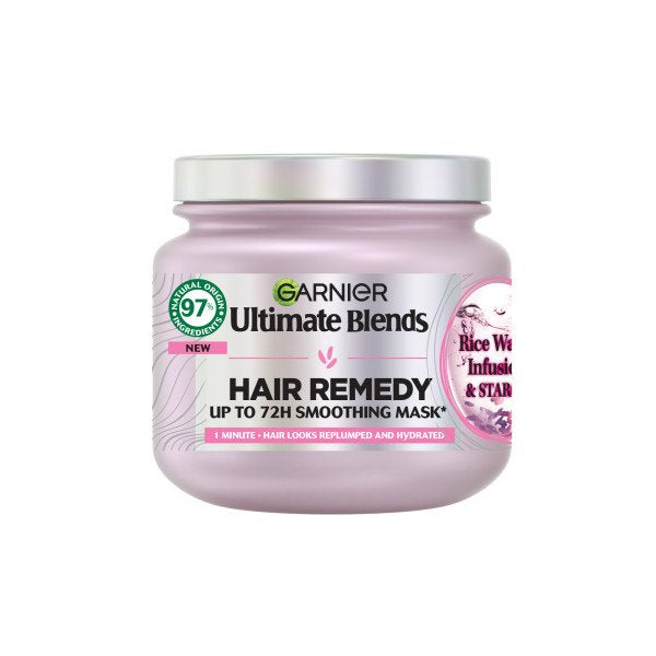 ends Hair Remedy 73h Smoothing Rice Water Mask For Long Frizzy Hair