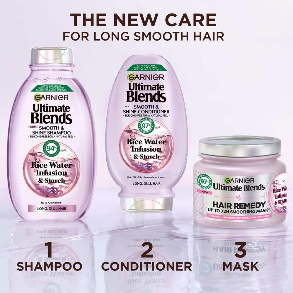 Garnier Ultimate Blends Rice Water Smooth & Shine Conditioner Range