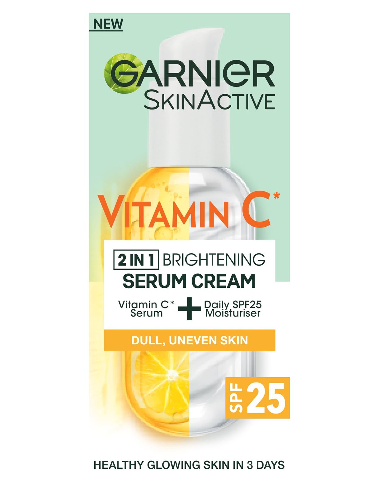 Garnier Skinactive Vitamin C Brightening Serum Cream SPF 25