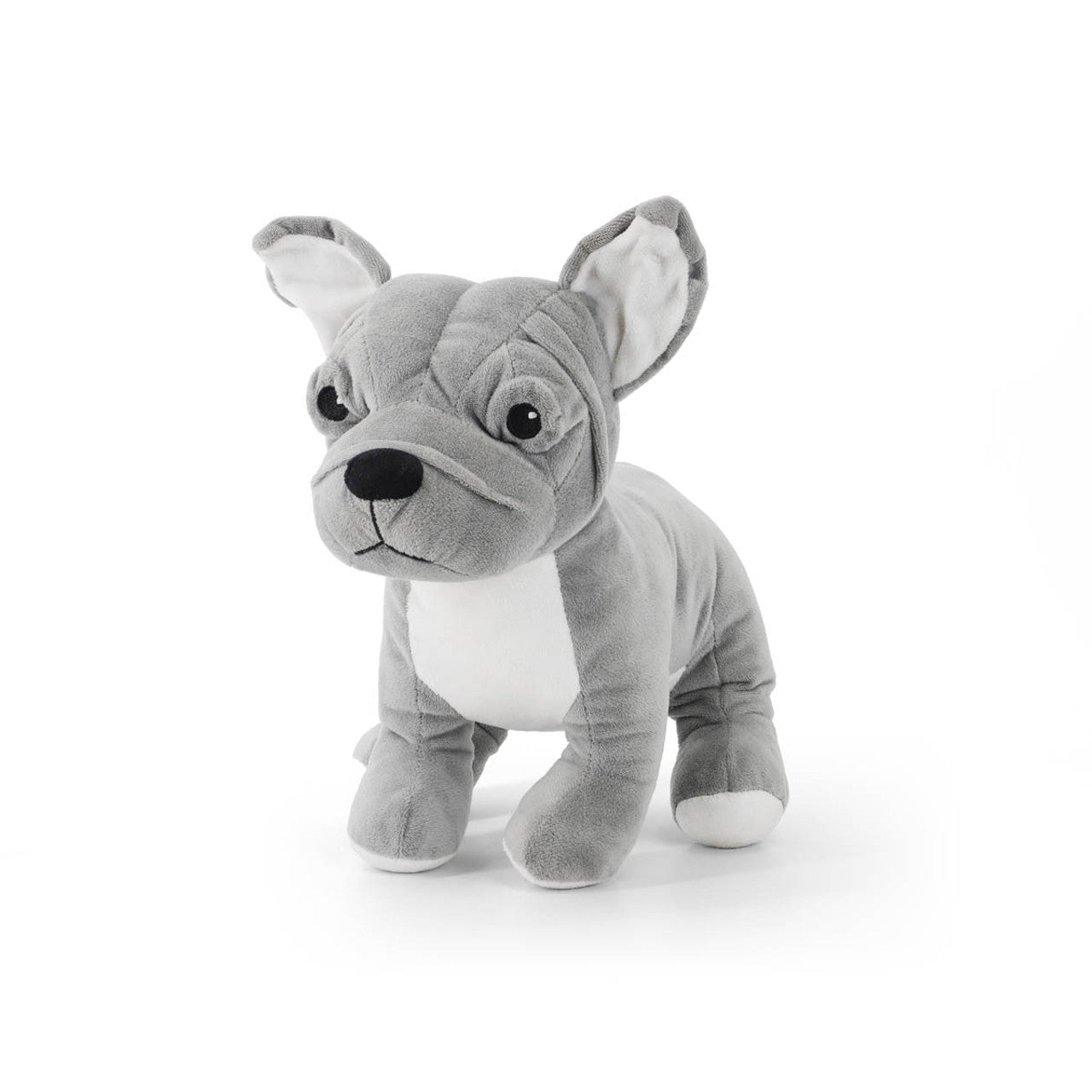 Gosh 30cm French bulldog plush soft toy with grey coat