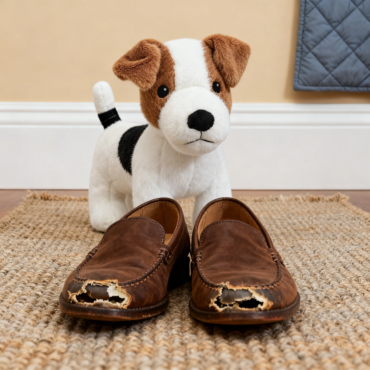     Gosh cuddly Jack Russell stuffed dog toy